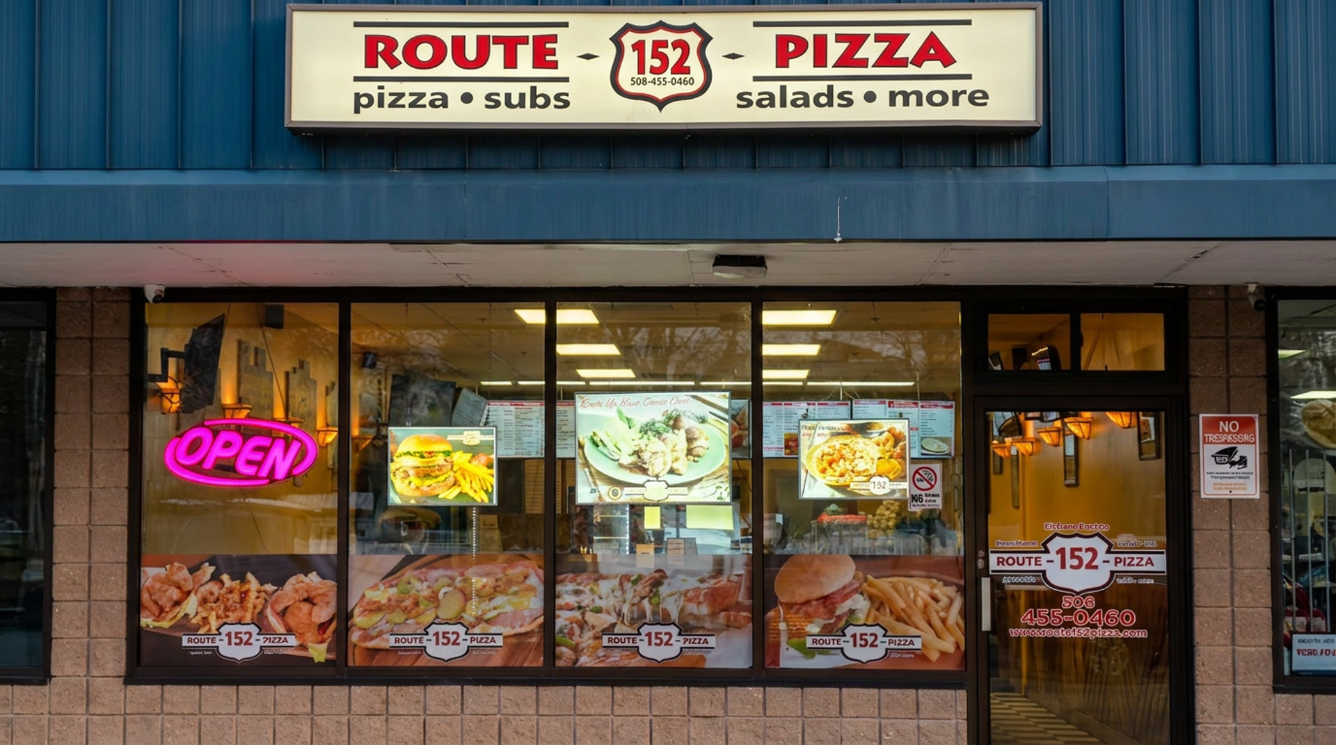 Dine in, pickup, delivery