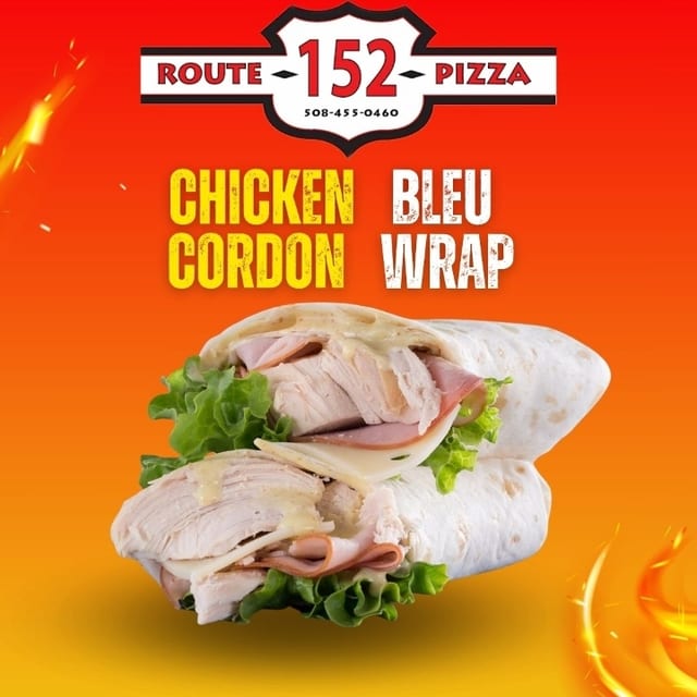 Chicken Cordon Bleu Wrap.