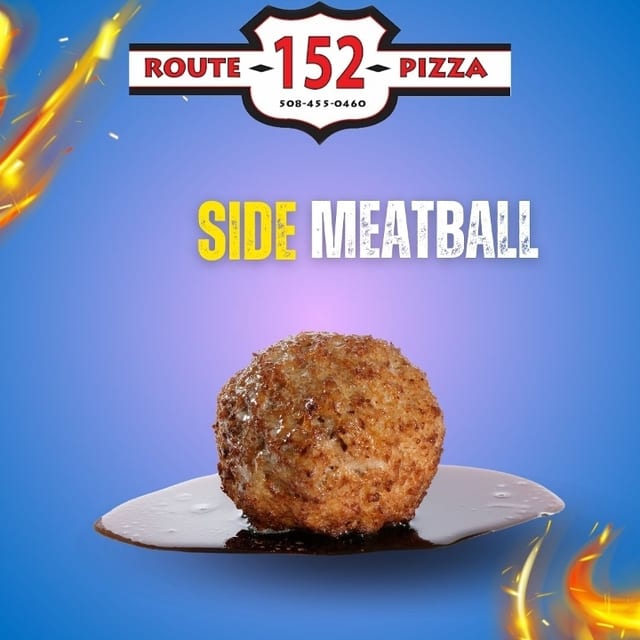 Side Meatball with Sauce.