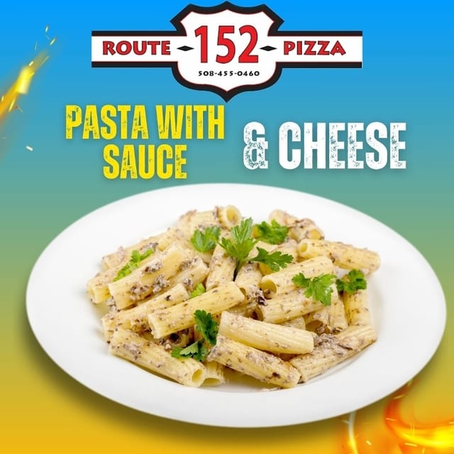 Pasta with Sauce and Cheese.