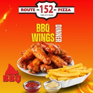 BBQ WINGS DINNER