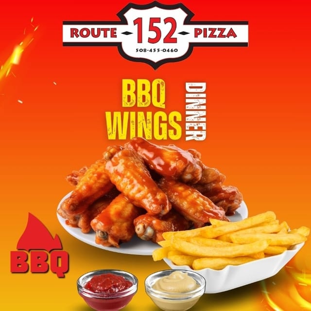 BBQ Wings Dinner.