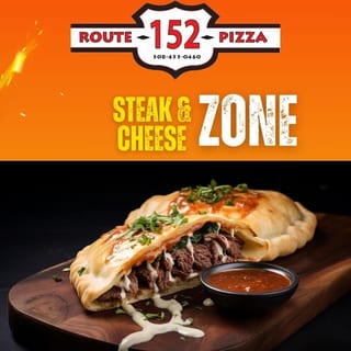 Lg Steak & Cheese Zone