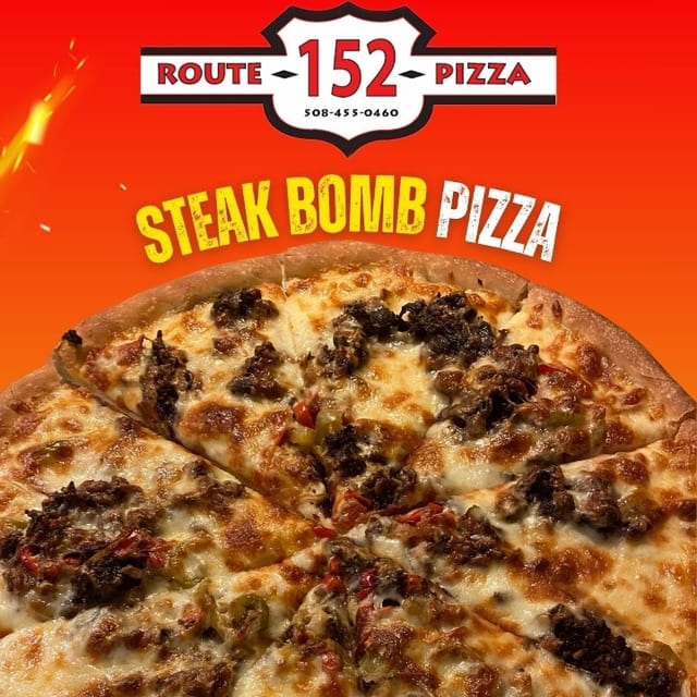 Lg Steak Bomb Pizza.