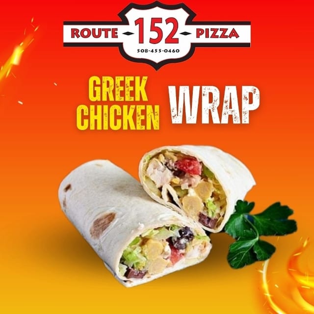 Greek Chicken Wrap.